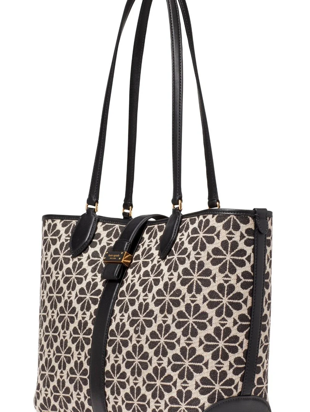 Kate Spade New York Spade Flower Jacquard Tote-Sand Multi  NWT Authentic